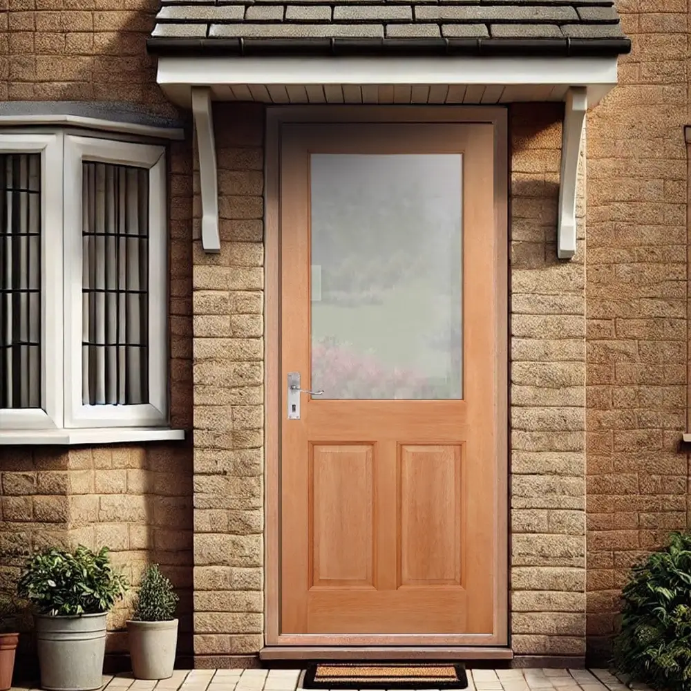 LPD Hardwood 2XG 2Panel Dowelled External Door - Image 2
