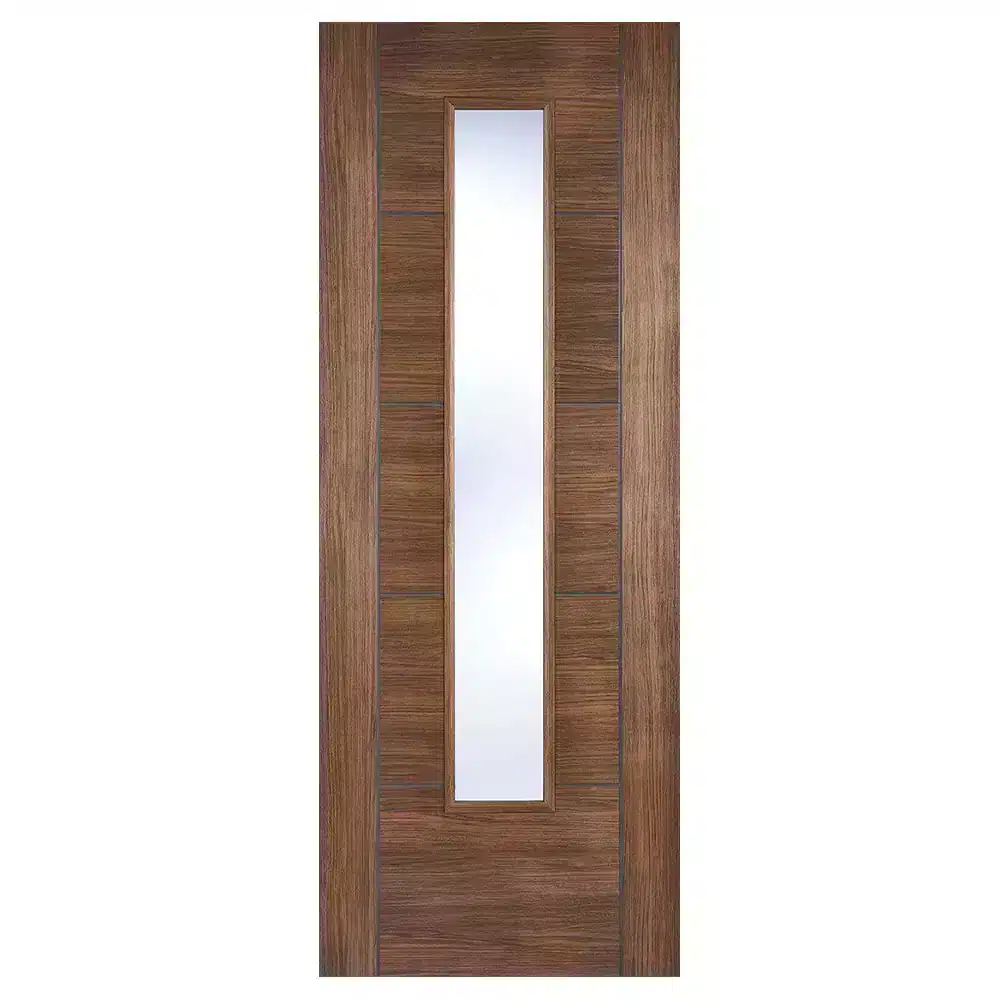 LDP Walnut Laminated Vancouver Glazed Internal Door