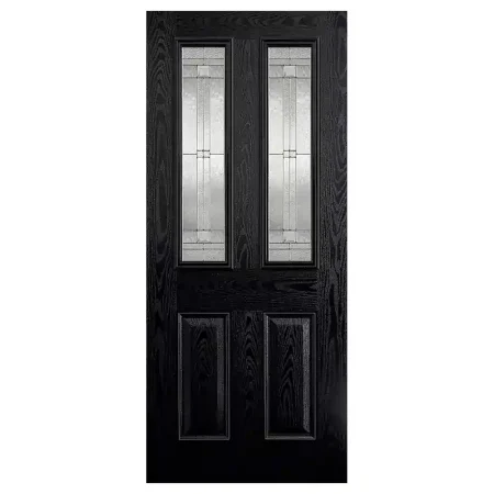 LPD External Malton Glazed Door GRP Composite - Black