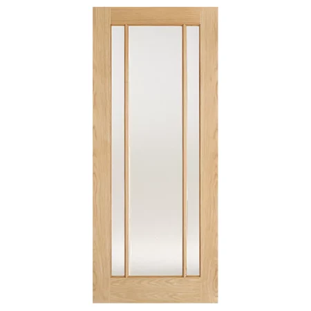 LPD Oak Lincoln Glazed 3L PreFinished Door