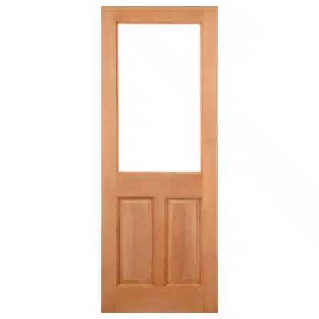 LPD Hardwood 2XG 2 Panel Glazed Door M&t