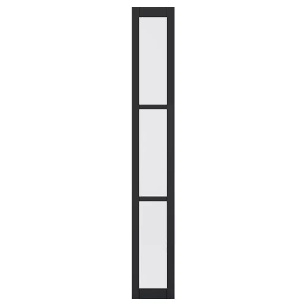 LPD Internal Black Tribeca Sidelight W6 Door Without Lock Block