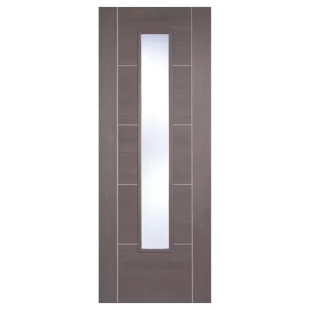 LPD Internal Vancouver Glazed Door Laminate Medium Grey