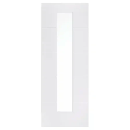 LPD Internal White Primed Glazed Door Santandor 1L