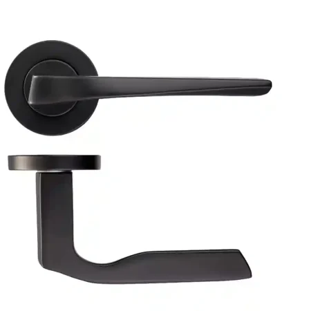 LPD Carina Matt Black Privacy Handle Door Iron Pack Ironmongery