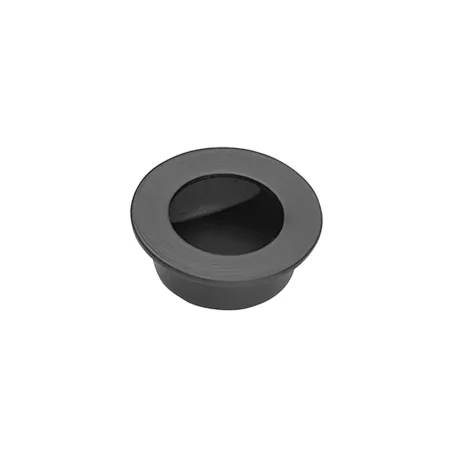 LPD Ironmongery Pisces Matt Black Pocket Door Finger Pull