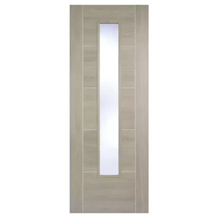 LPD Laminate Vancouver Glazed Door Light Grey