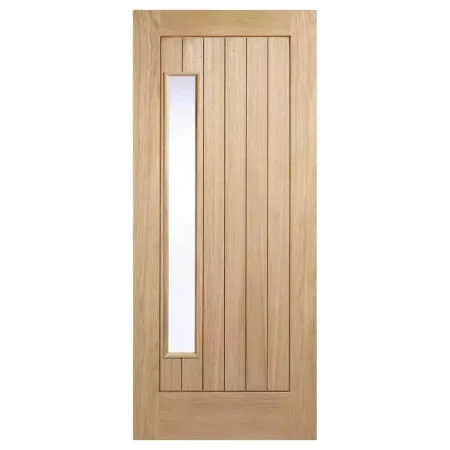 LPD Oak Newbury Glazed 1L Door