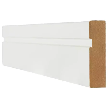 LPD White Primed Architrave Single Groove