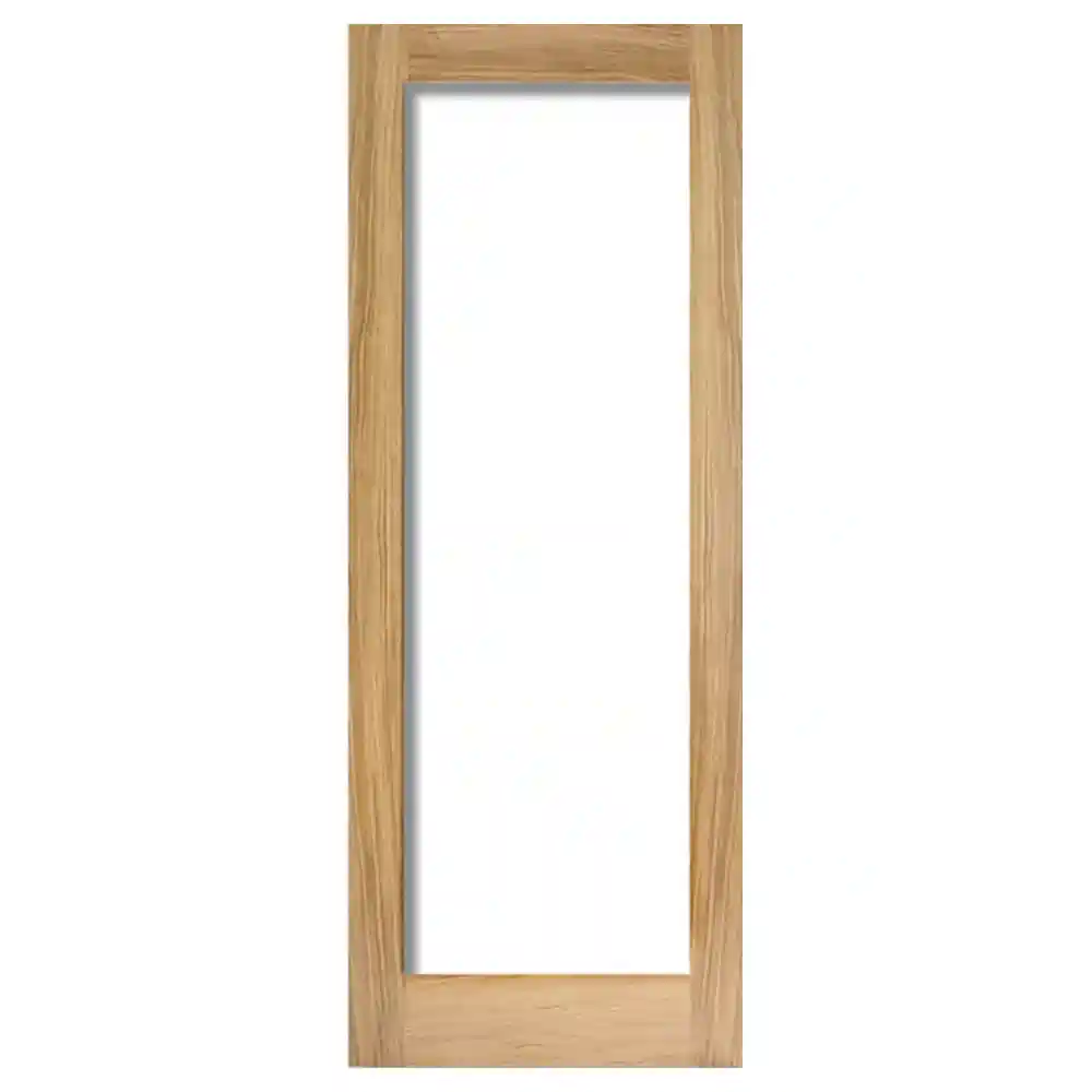 LPD Oak Pattern 10 Glazed 1L Clear Internal Door