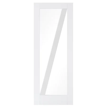 LPD Internal Glazed Door White Primed Barn