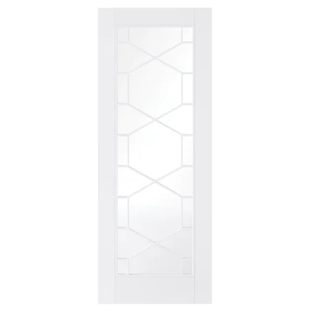 LPD Internal Glazed Primed White Door Orly