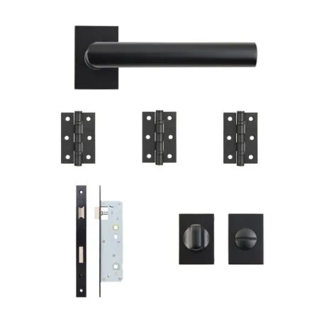 Deanta Ares Urban Bathroom Kit Matt Black Finish