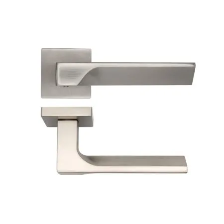 Deanta Athens Door Handle Satin Nickel