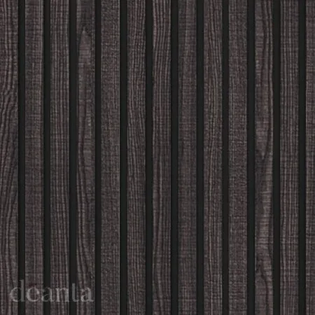 Deanta Immerse Acoustic Wall Panelling Dark Grey Ash