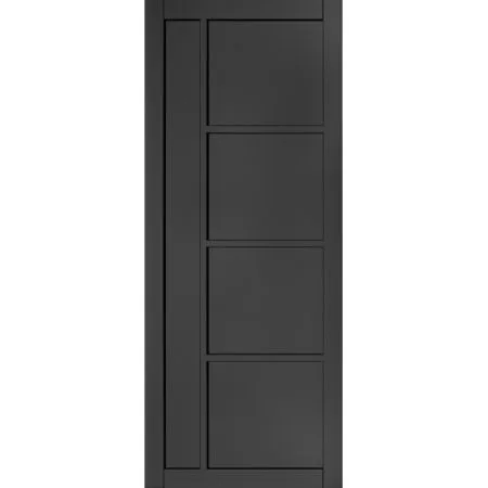 Deanta Brixton Black Internal Door Pre-finished