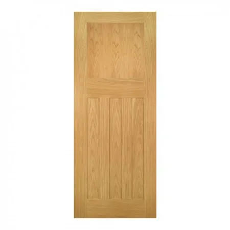 Deanta Internal Cambridge Unfinished Oak Door