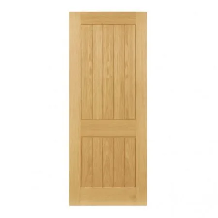 Deanta Ely Internal Door Pre-finished Oak 2 Panel