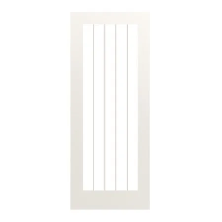 Deanta Internal Ely Glazed Full Door White Primed
