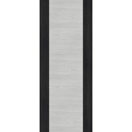 Deanta Flush Internal Solid Door Light Grey Ash Dark Grey Edges