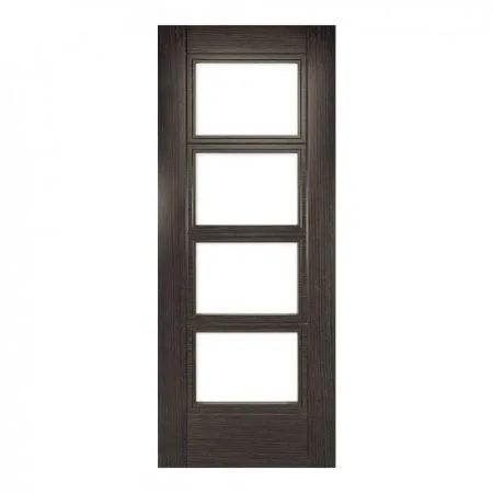 Deanta Montreal Internal Glazed Door Dark Grey Ash
