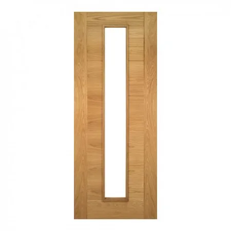 Deanta Internal Seville Oak Glazed 1 Lite Door Pre-finished