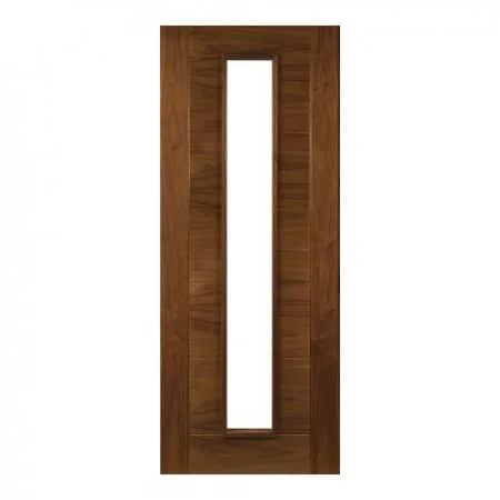 Deanta Seville Glazed Internal Door Walnut 1 Lite