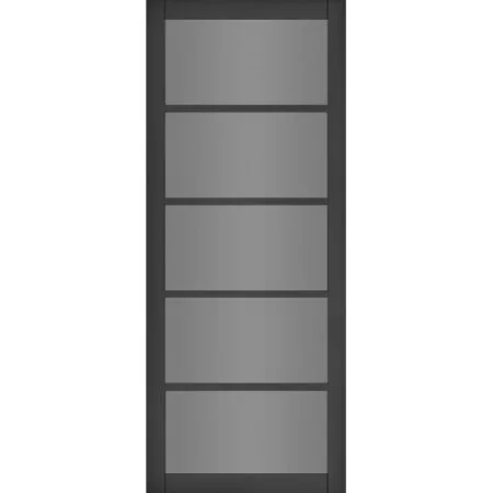 Deanta Shoreditch Internal Glazed Door Black Tinted Glaze