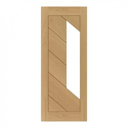 Deanta Torino Glazed Internal Fire Door Pre-finished Oak