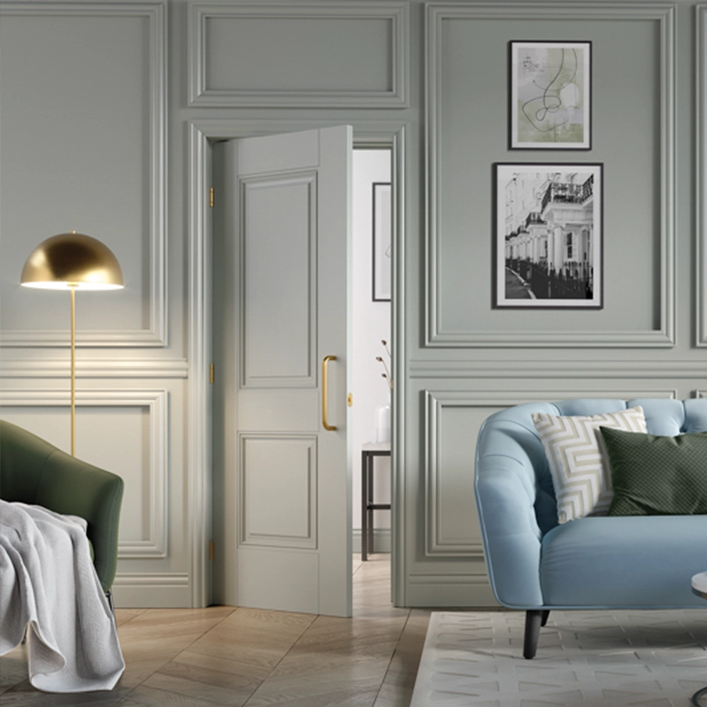 LPD Arnhem Solid Internal Door - Primed Plus White - Image 2