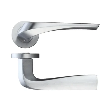 LPD Draco Privacy Door Handle Satin Chrome Pack