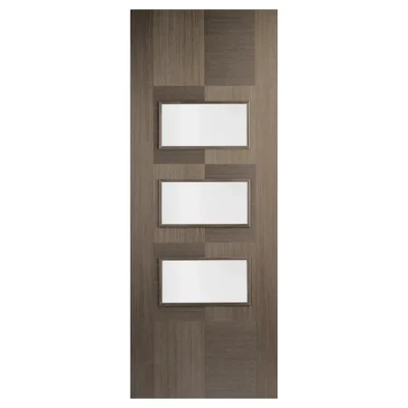 LPD Apollo Glazed Door 3L Pre-Finished - Chocolate Grey