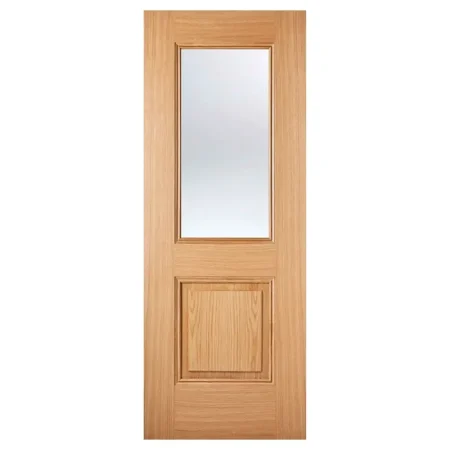 LPD Arnhem Bevelled Glazed Door Oak Pre-Finished