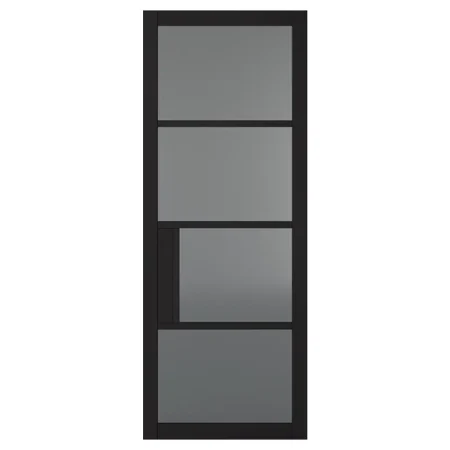 LPD Chelsea Solid Door Glazed Pre-finished Tinted - Black