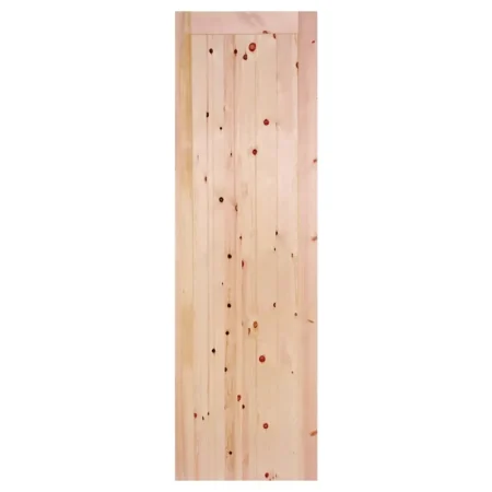 LPD FL&B External Unfinished Solid Door - Redwood