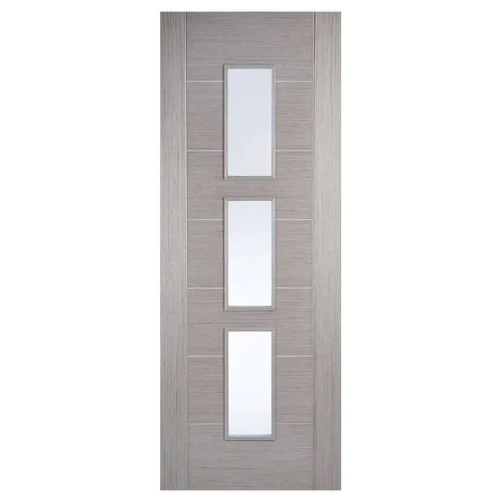 LPD Hampshire Glazed Door 27 Pre-Finished Light Grey