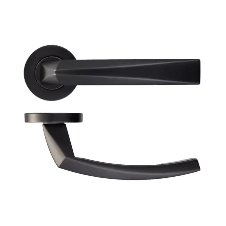 LPD Hercules Door Handle Matt Black Hardware Pack