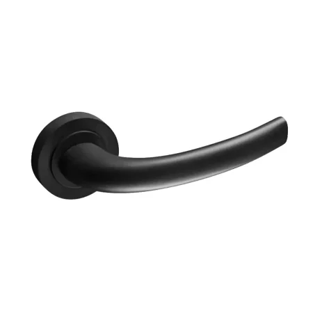 LPD Hydra Door Handle Matt Black Hardware Pack