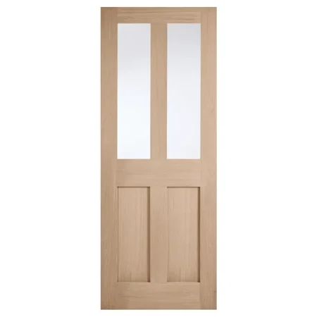 LPD London Clear Glass Door Oak Pre-finished