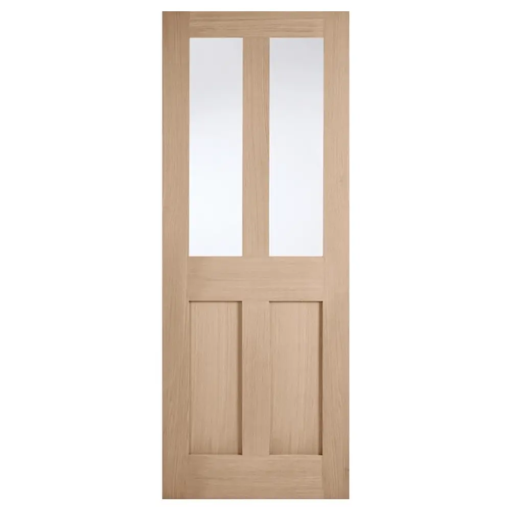 LPD London Clear Glass Door Oak Pre-finished