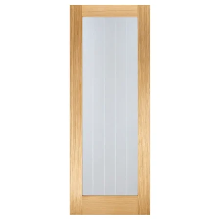 LPD Mexicano Pattern 10 FD30 Door Glazed Prefinished