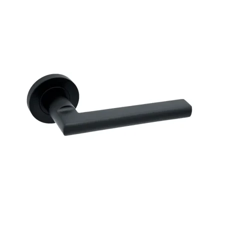 LPD Milan Privacy Door Handle Matt Black Pack