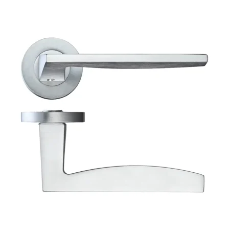 LPD Privacy Crux Satin Chrome Interior Door Handle Pack