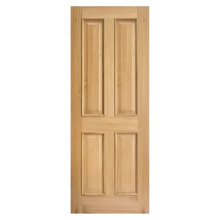 LPD Regency RM2S Fire Door 4P Unfinished Oak