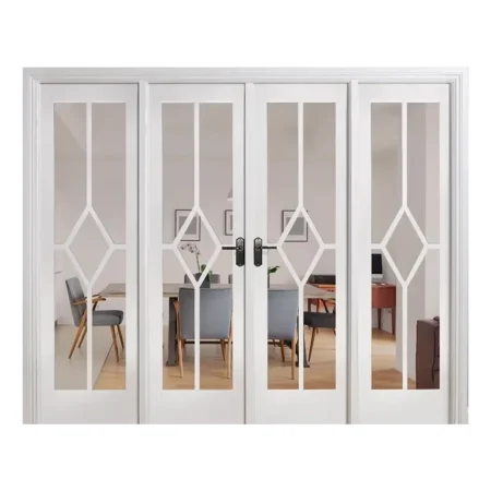 LPD Reims W8 Room Divider Door Glazed White Primed 98