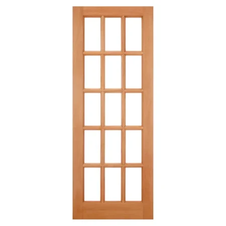 LPD SA 15L External Door Dowelled Unfinished - Hardwood