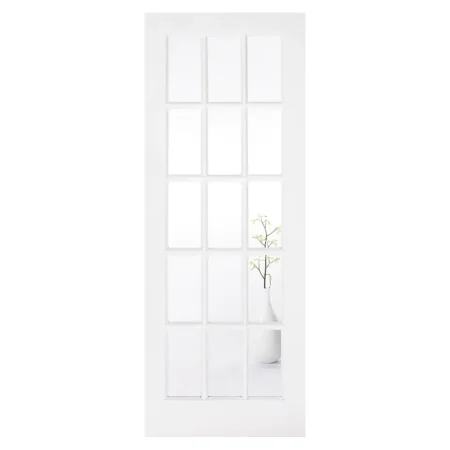 LPD Sa White Glazed 15L Door Primed
