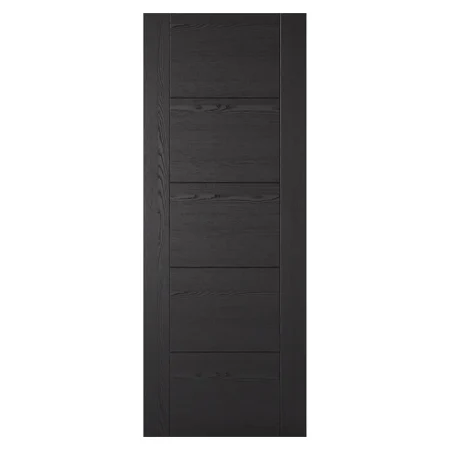 LPD Vancouver Laminate 5P Door Black Ash - Semi Solid Core