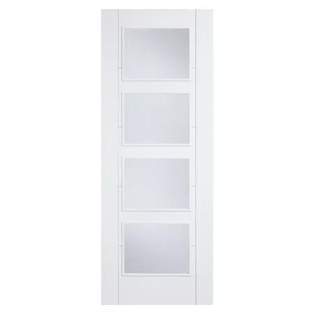 LPD Vancouver White Glazed Door 4L Clear