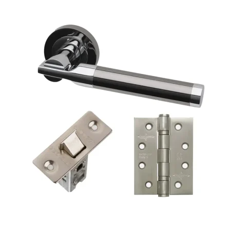LPD Vega Handle Hardware Pack PolishedBlack Chrome